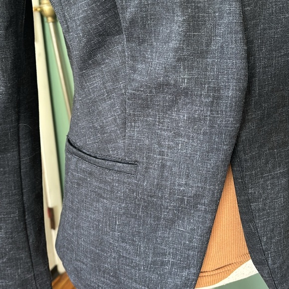 New women’s Sz S Apt 9 black open down business casual stretch blazer top - Picture 4 of 11